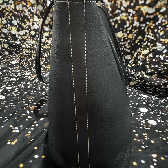 Tory Burch Perforated Leather Logo Tote Bag - Picture 9 of 17